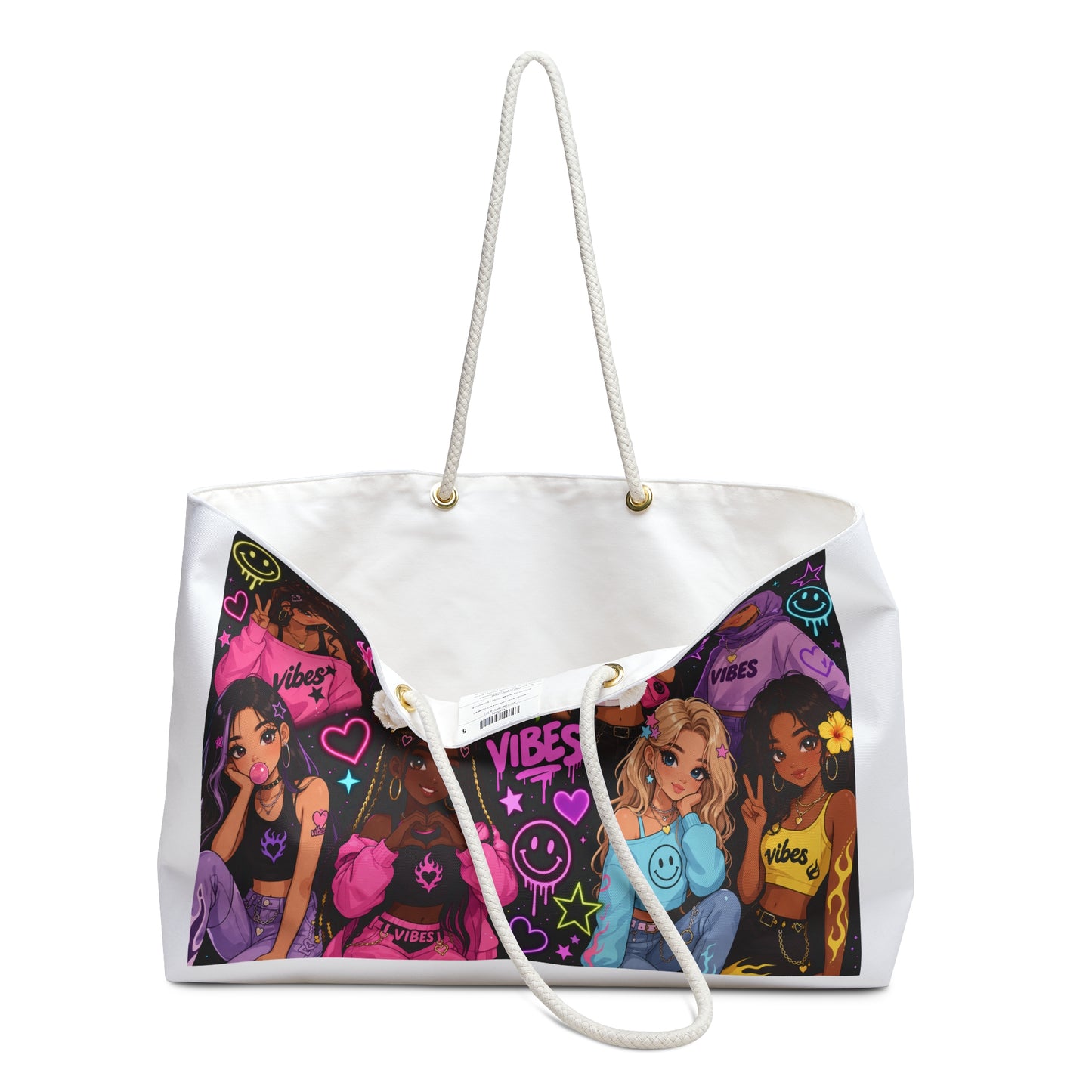 Vibes Squad Collage Weekender Bag
