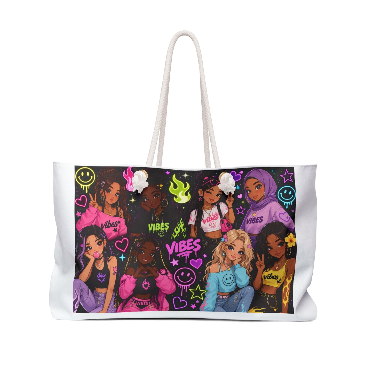 Vibes Squad Collage Weekender Bag
